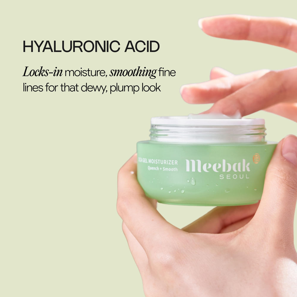 Meebak Cica Gel absorbs fast for non-greasy, refreshed finish