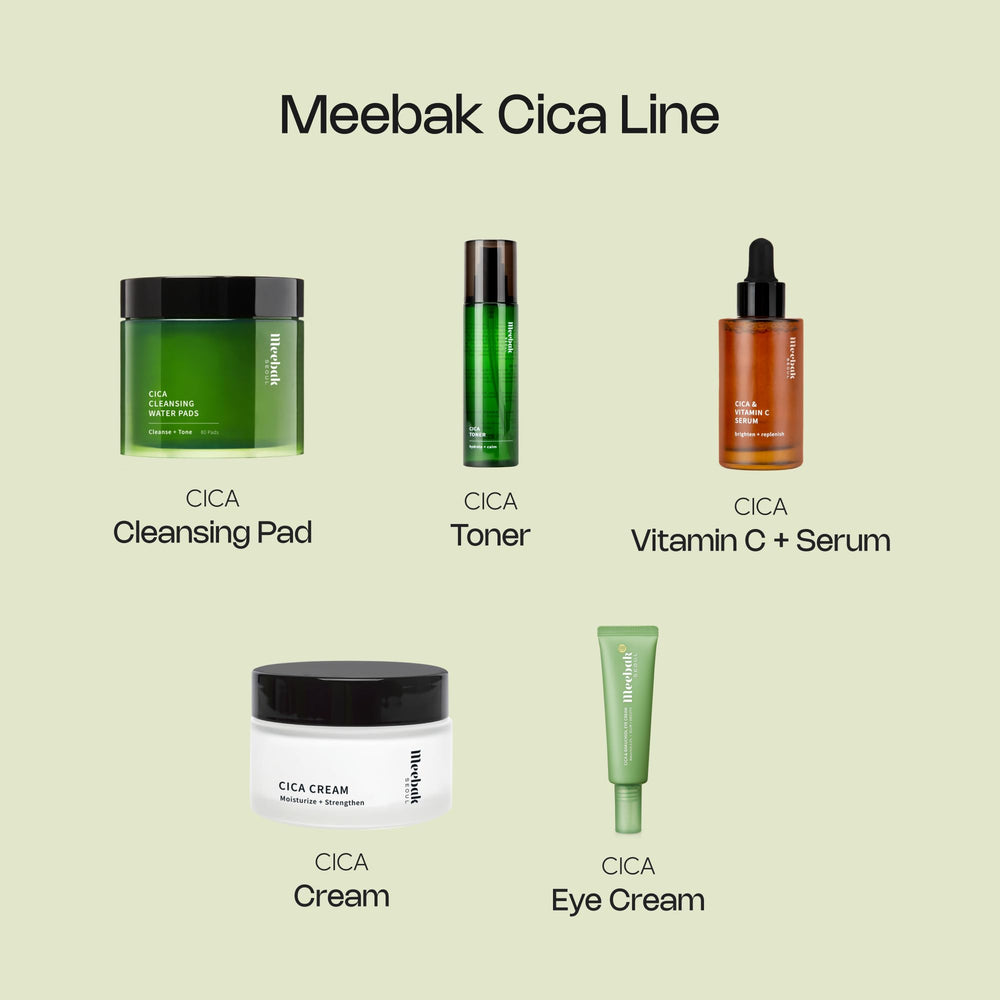 Meebak Eye Cream texture swatch reveals creamy consistency for smooth blending