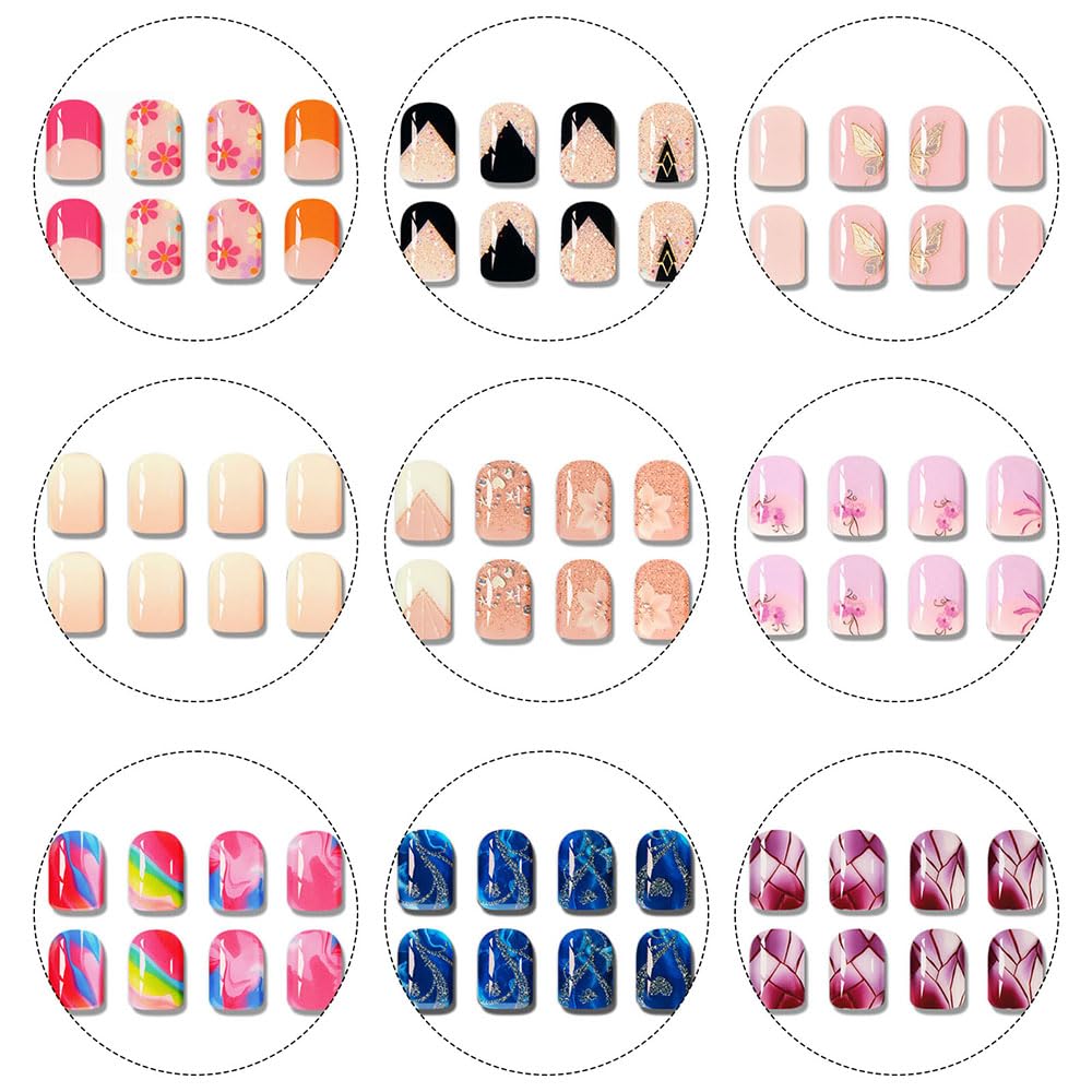 Meemooron salon-gloss gel strips deliver a high-shine gel finish.