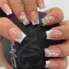 Meemooron white flower gel strips add elegant florals at home.