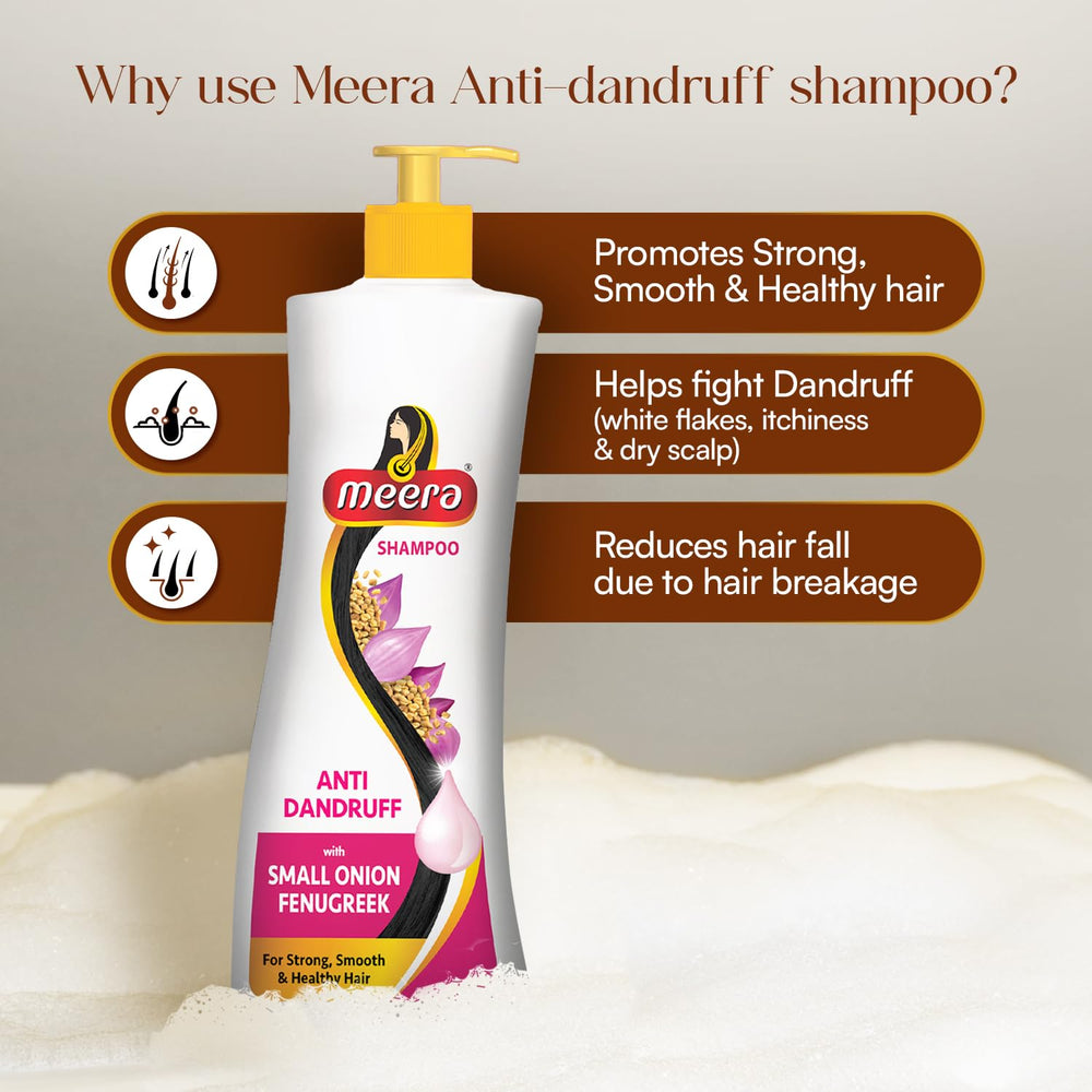 Close-up of Meera packaging highlighting 340 ml for convenient use