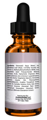 Meera's Beauty Vitamin C Serum with Hyaluronic Acid, easy pump.