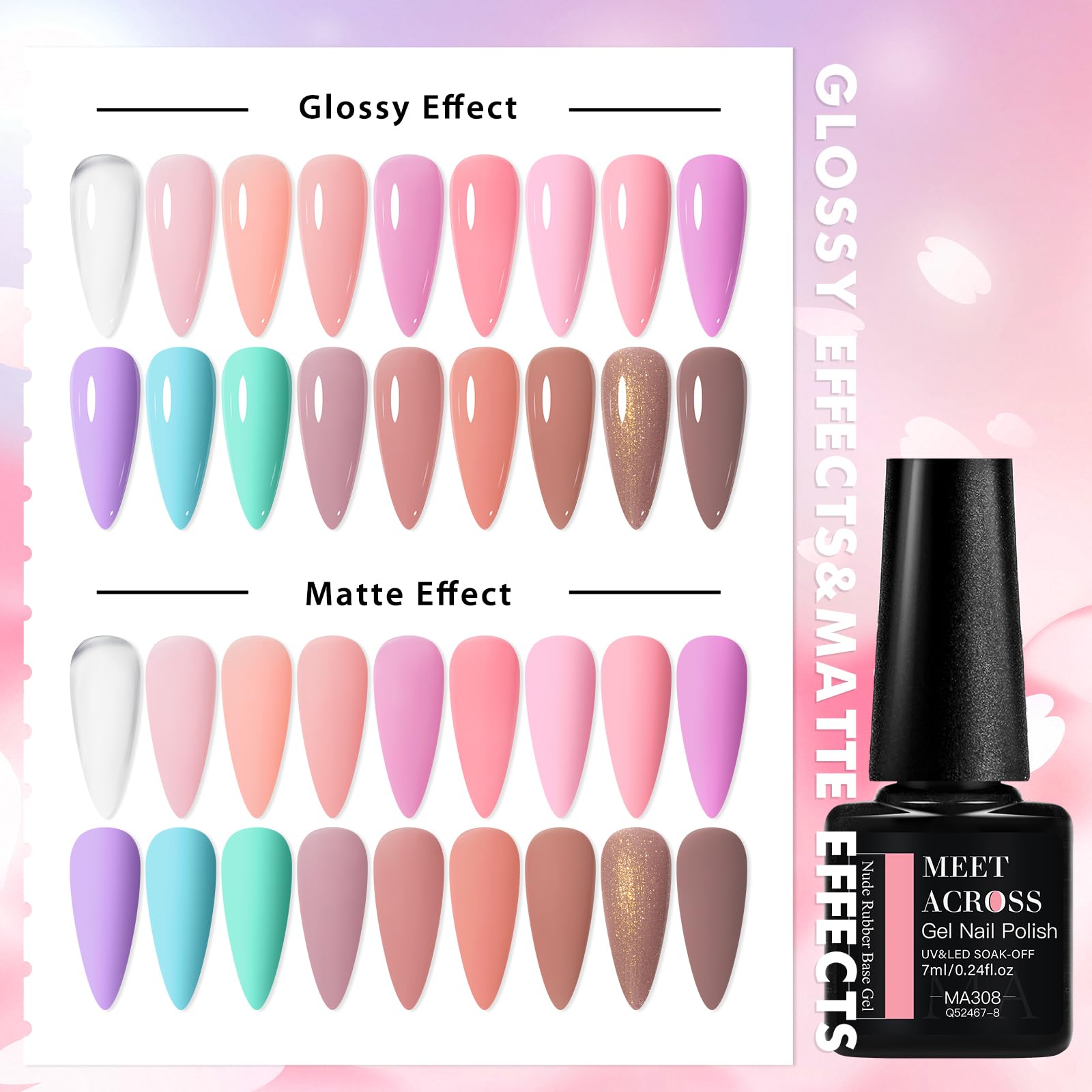 MEET ACROSS 21-day wear base gel for durable manicures.