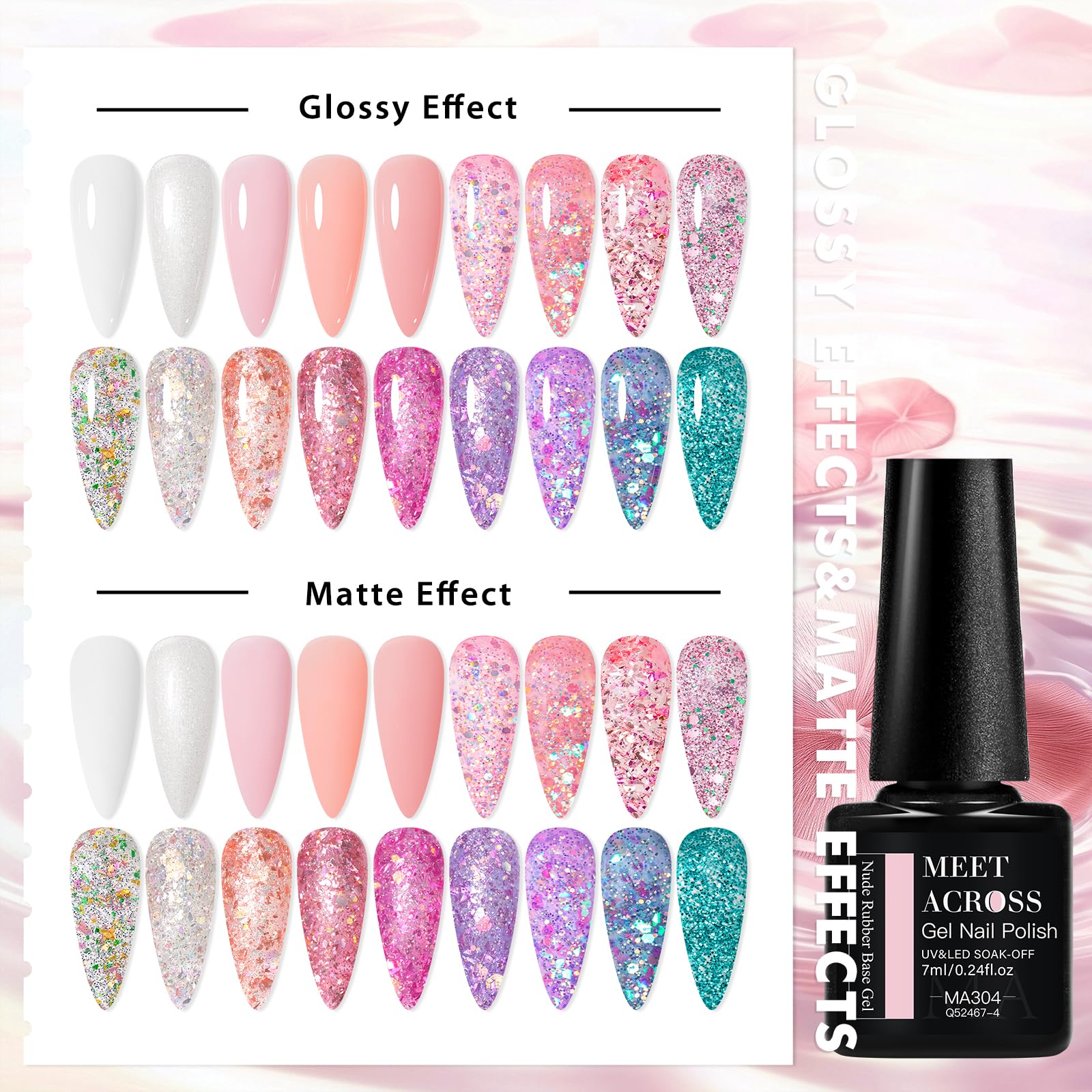 MEET ACROSS beginner-friendly nail art kit enables quick, professional-looking results.