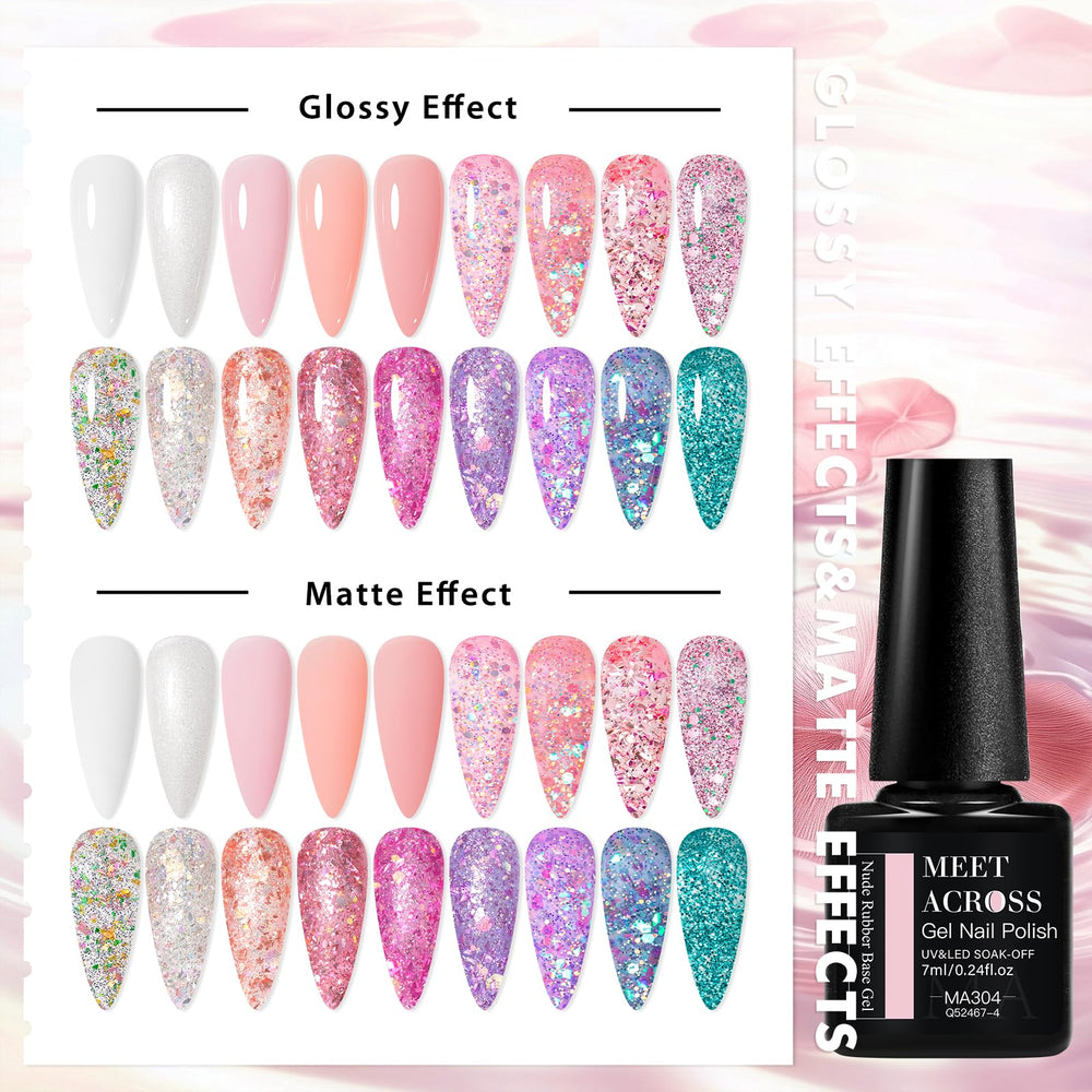MEET ACROSS beginner-friendly nail art kit enables quick, professional-looking results.