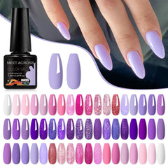 MEET ACROSS fashion shimmer nail polish adds radiant depth for chic nail art.
