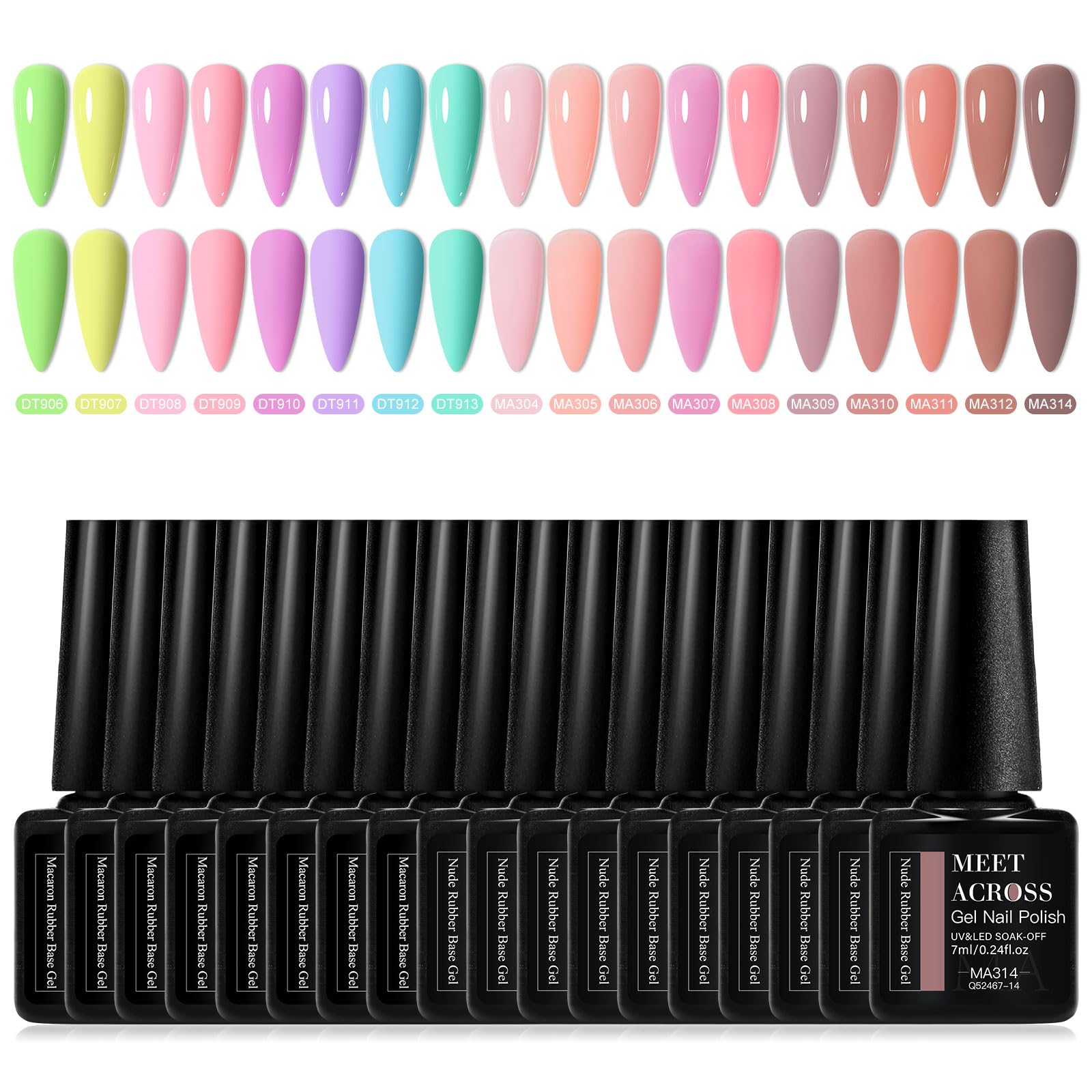MEET ACROSS packaging and gift-ready kit for nail enthusiasts.
