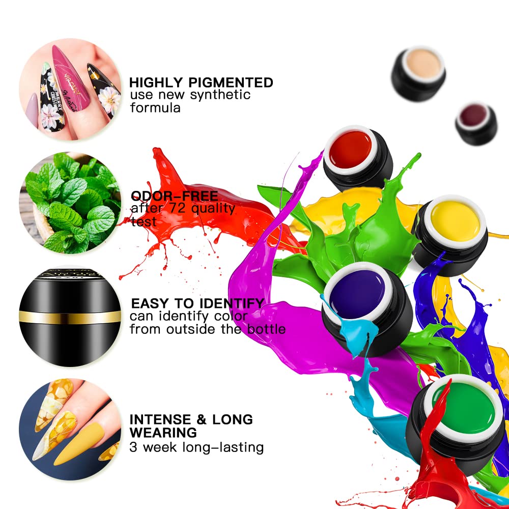 MEET ACROSS high-adhesion gel pigment for clean designs