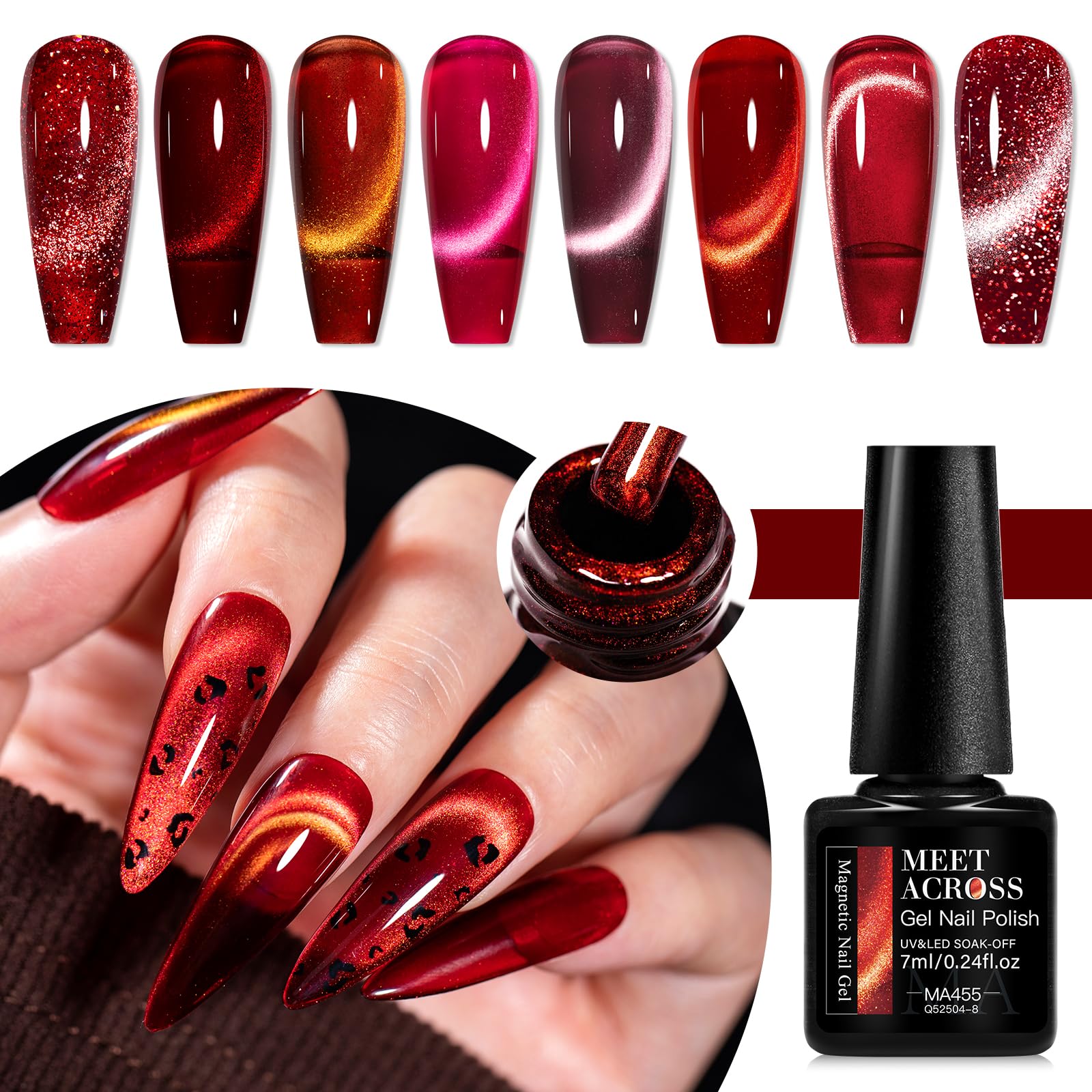 MEET ACROSS home salon quality nail kit for DIY manicures.