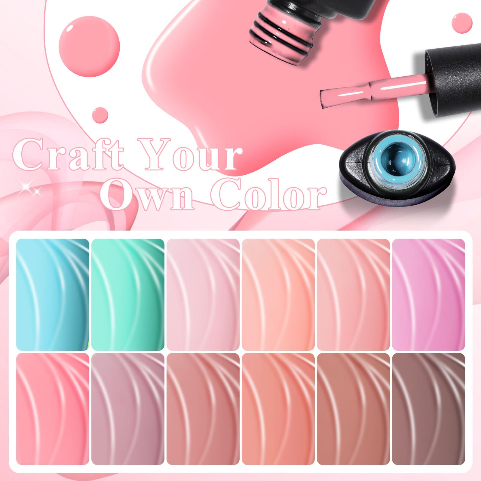 MEET ACROSS LED curing for a high shine gel manicure.