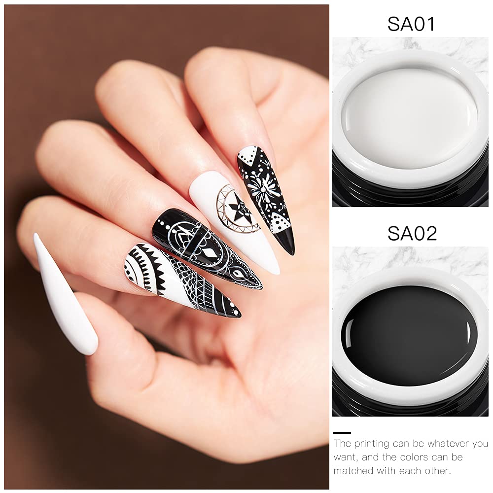 MEET ACROSS nail-art-drawing-brush-pen for detailed designs