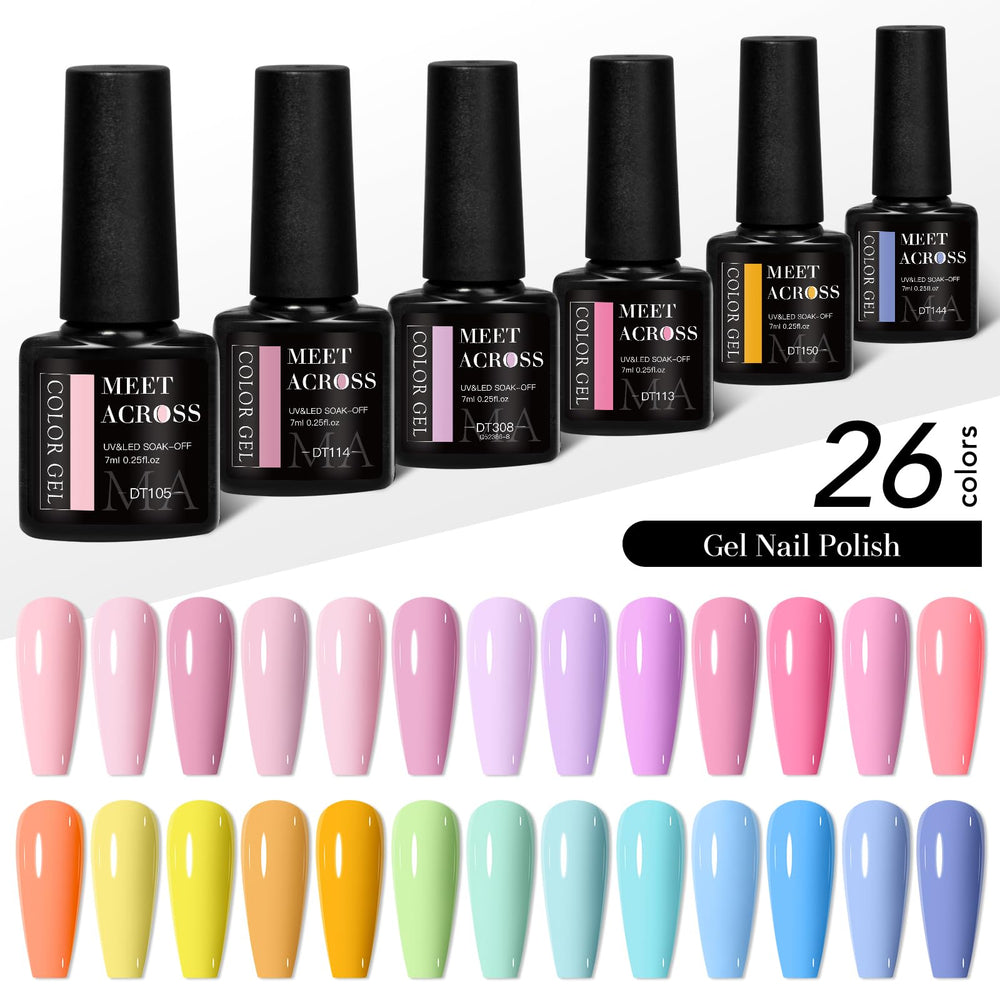 MEET ACROSS nail art bundle ideal as a gift option