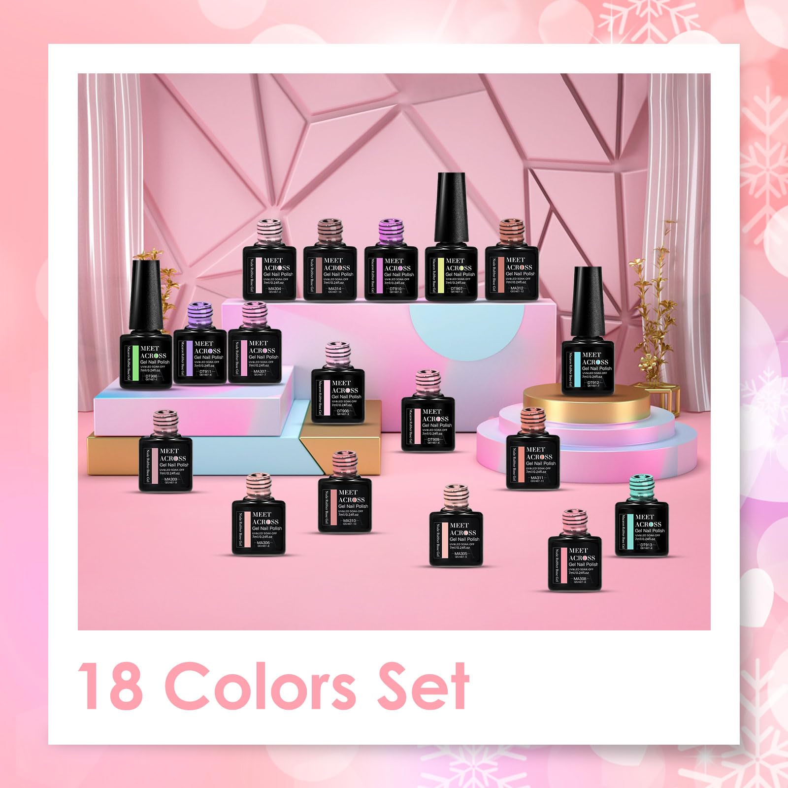 MEET ACROSS safe, low odor formula for at-home gel nails.