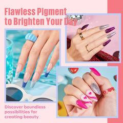 MEFA 32-color gel nail polish set for versatile color options.