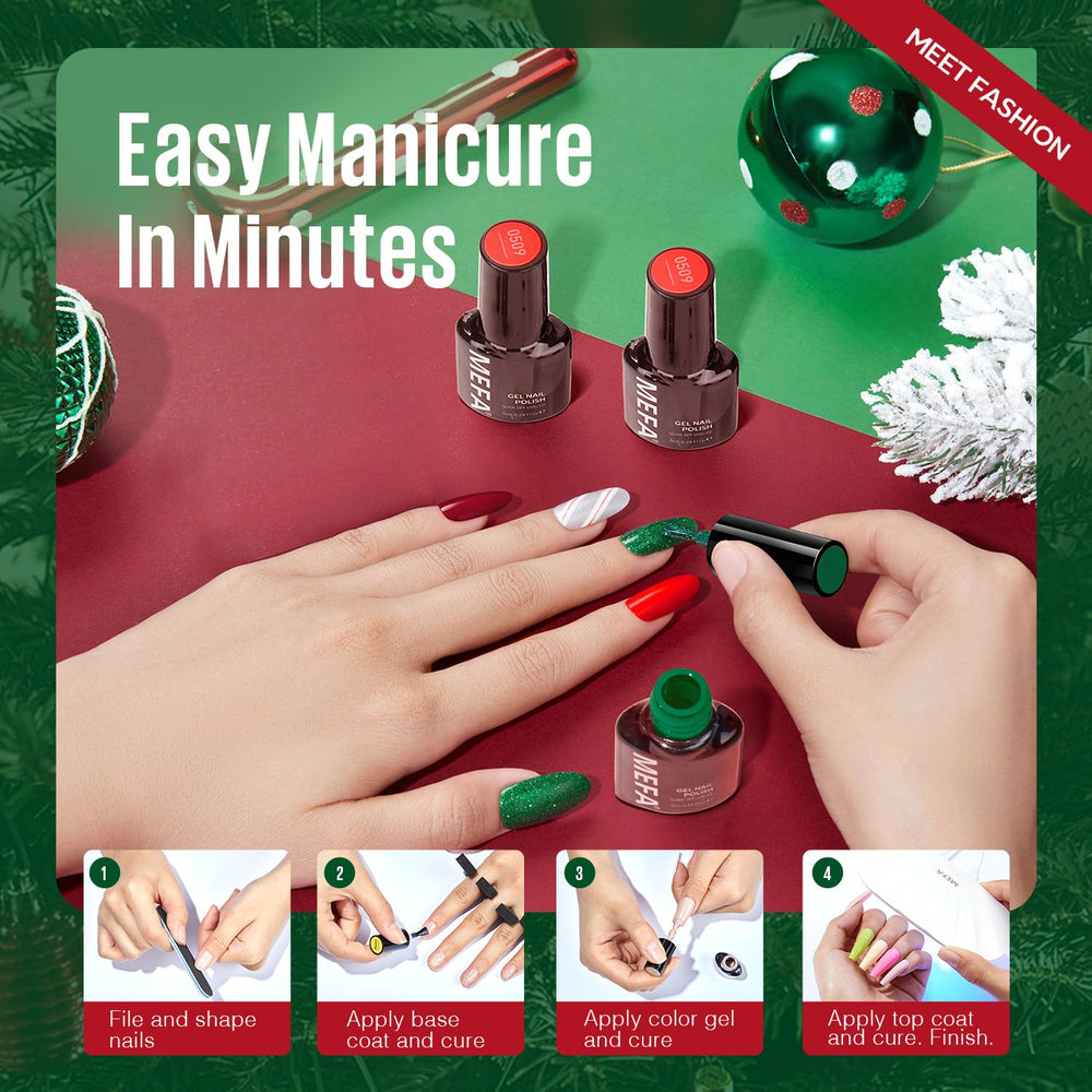MEFA 6W mini UV lamp dries nails quickly.