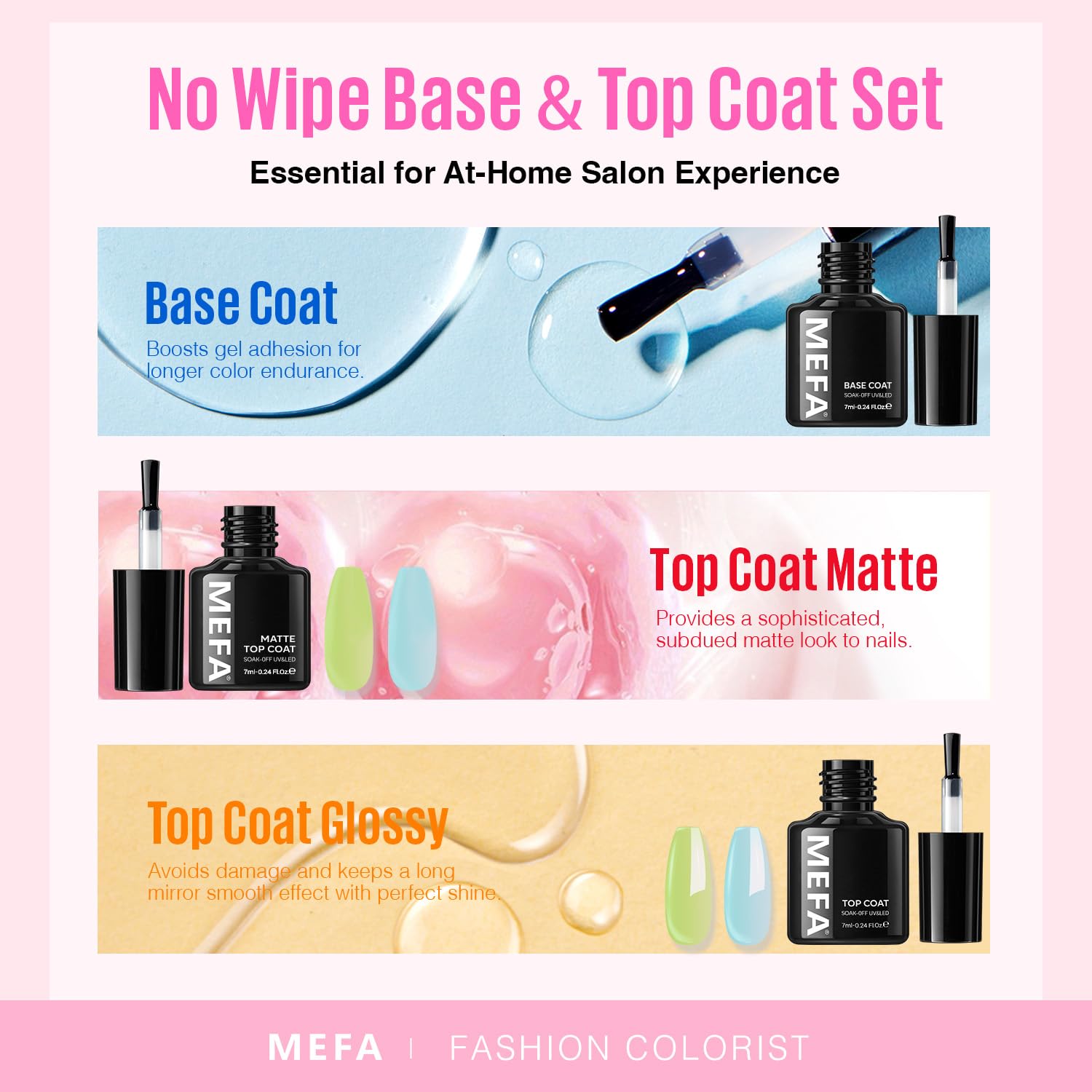 MEFA comprehensive set supports creative manicures and family DIY sessions.