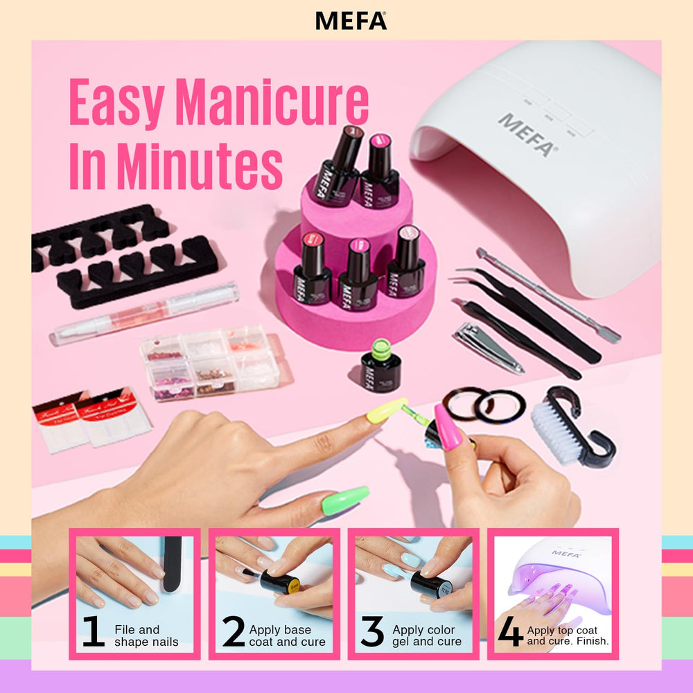 MEFA Easter decorations set for festive nail art ideas.