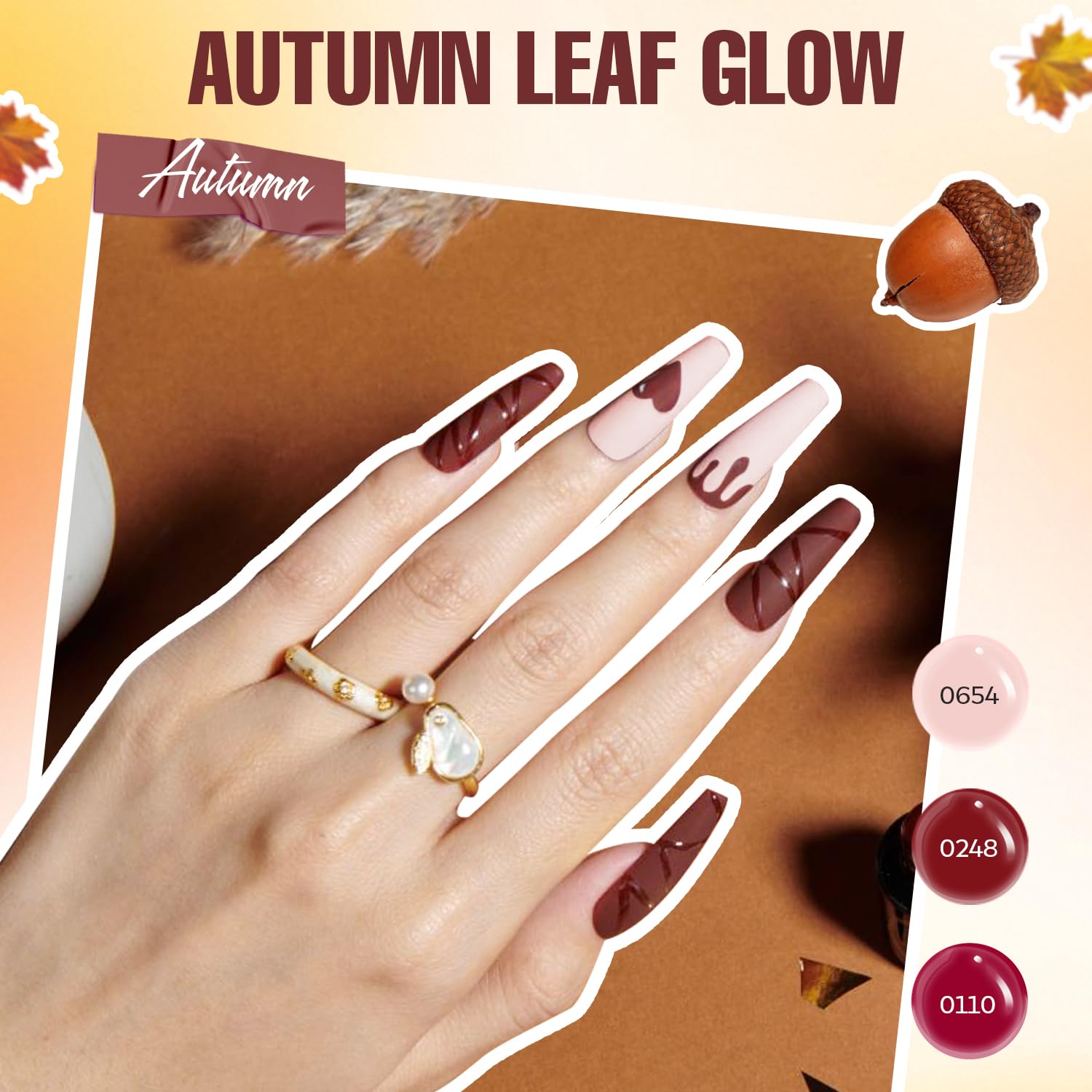 MEFA false swatch nails to test shades at home