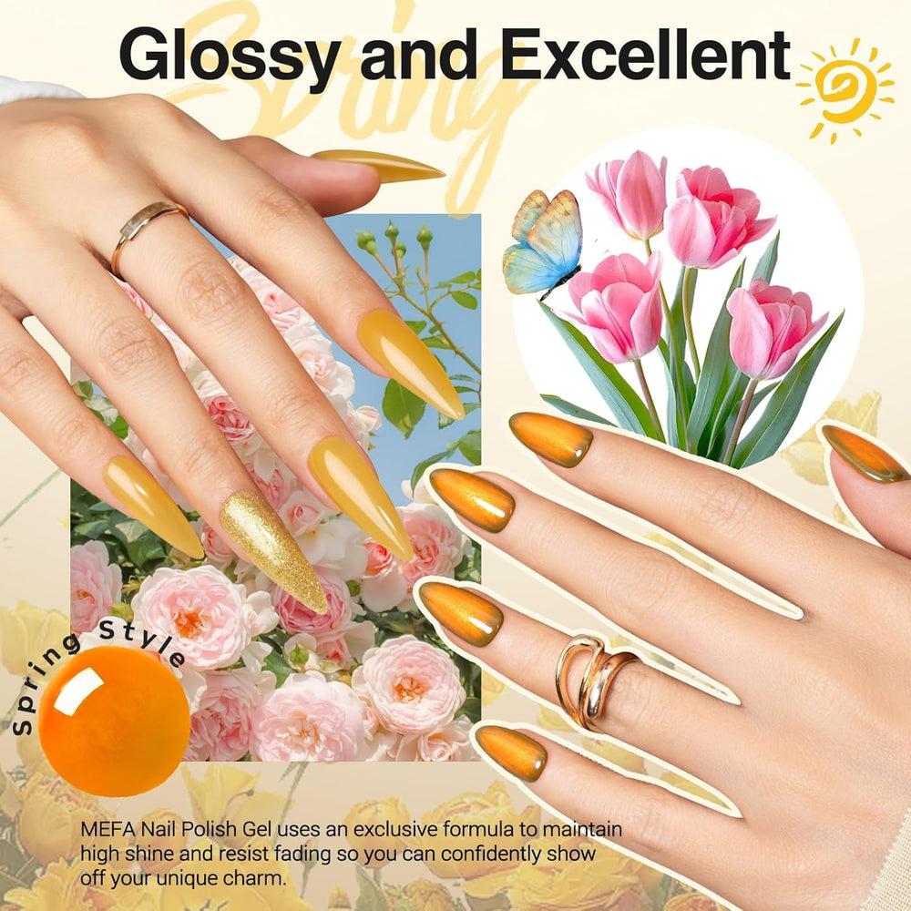 MEFA gift-ready gel nail set – ideal for gifting and DIY spa nights.