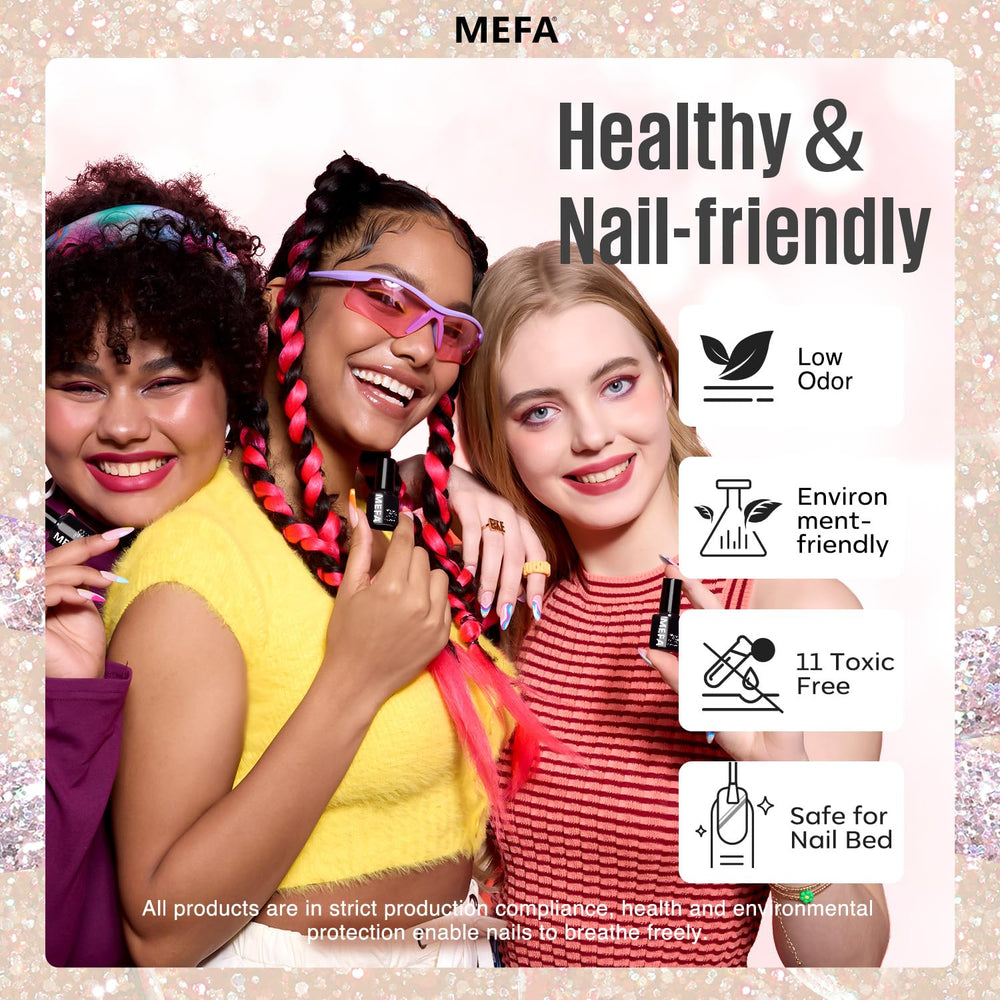 MEFA Curing Time illustration indicates 60-90 seconds under compatible lamp