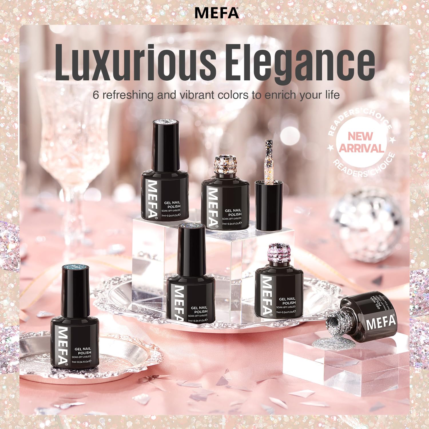 MEFA Long-Lasting finish hints at days of vibrant color