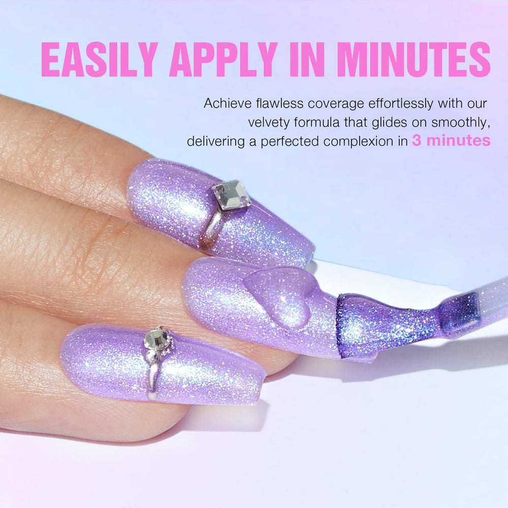 MEFA long-lasting shine is visible, with up to 28 days wear.
