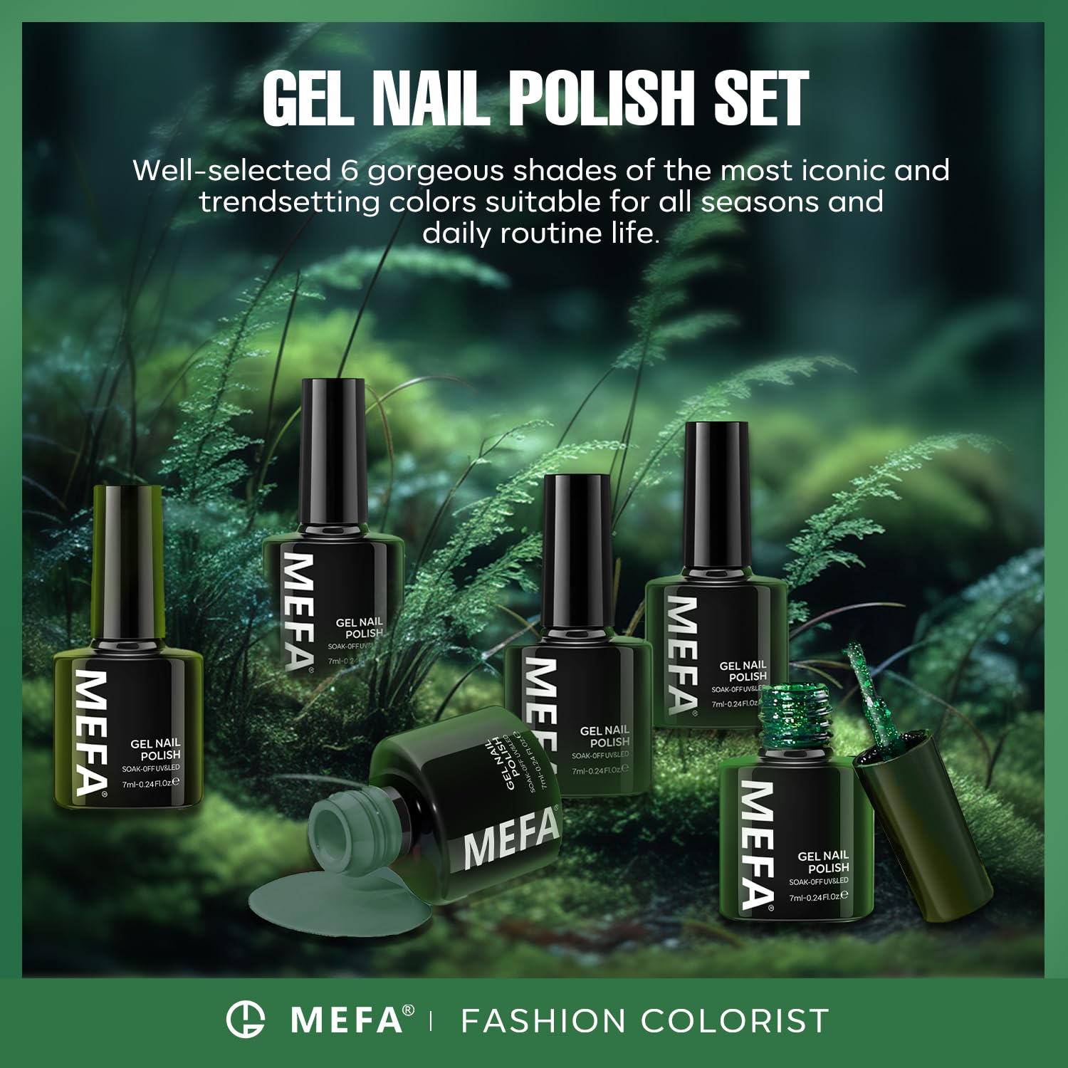 MEFA nail lamp setup demonstrates quick curing for bubble-free results