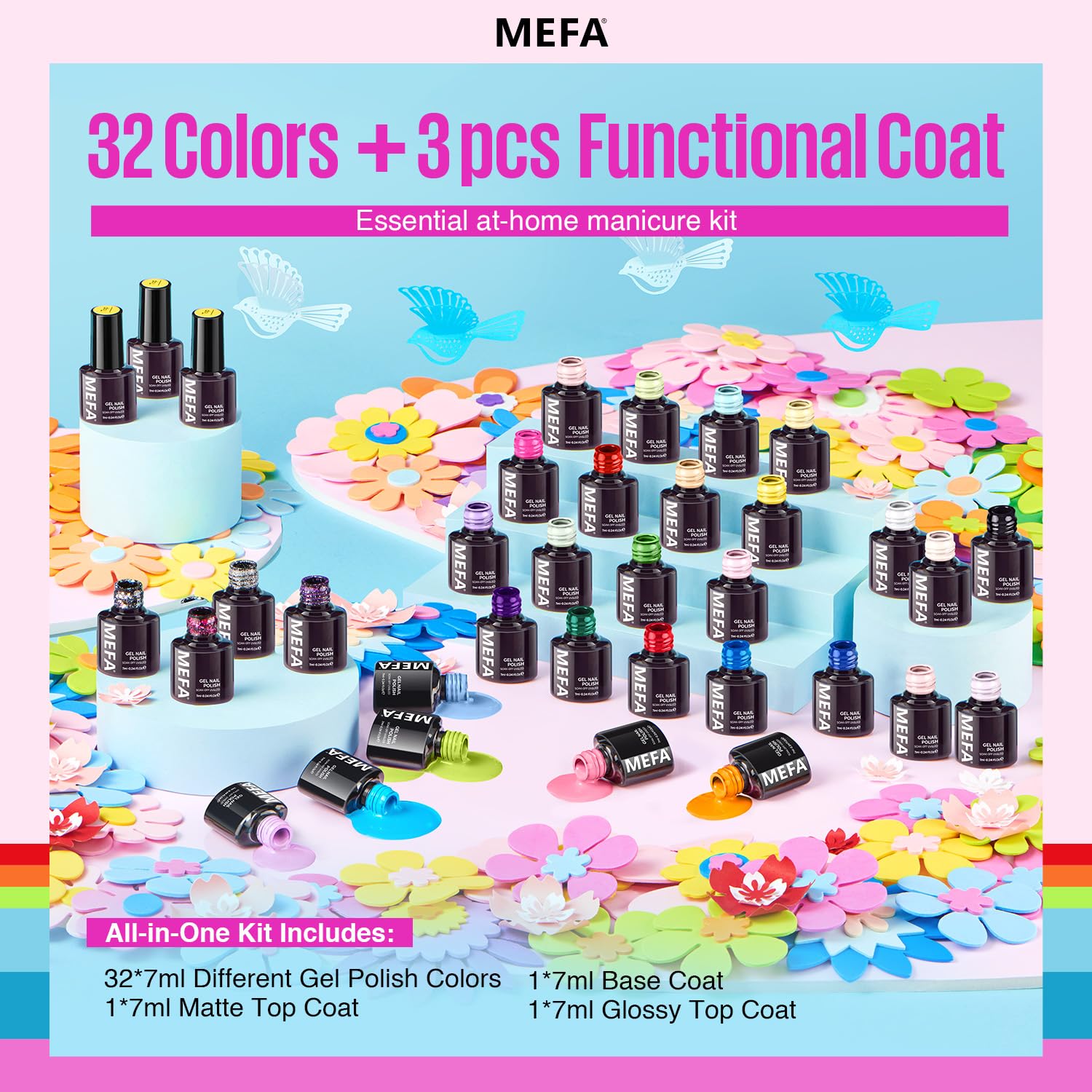 Bright summer shades from MEFA color palette for fresh looks
