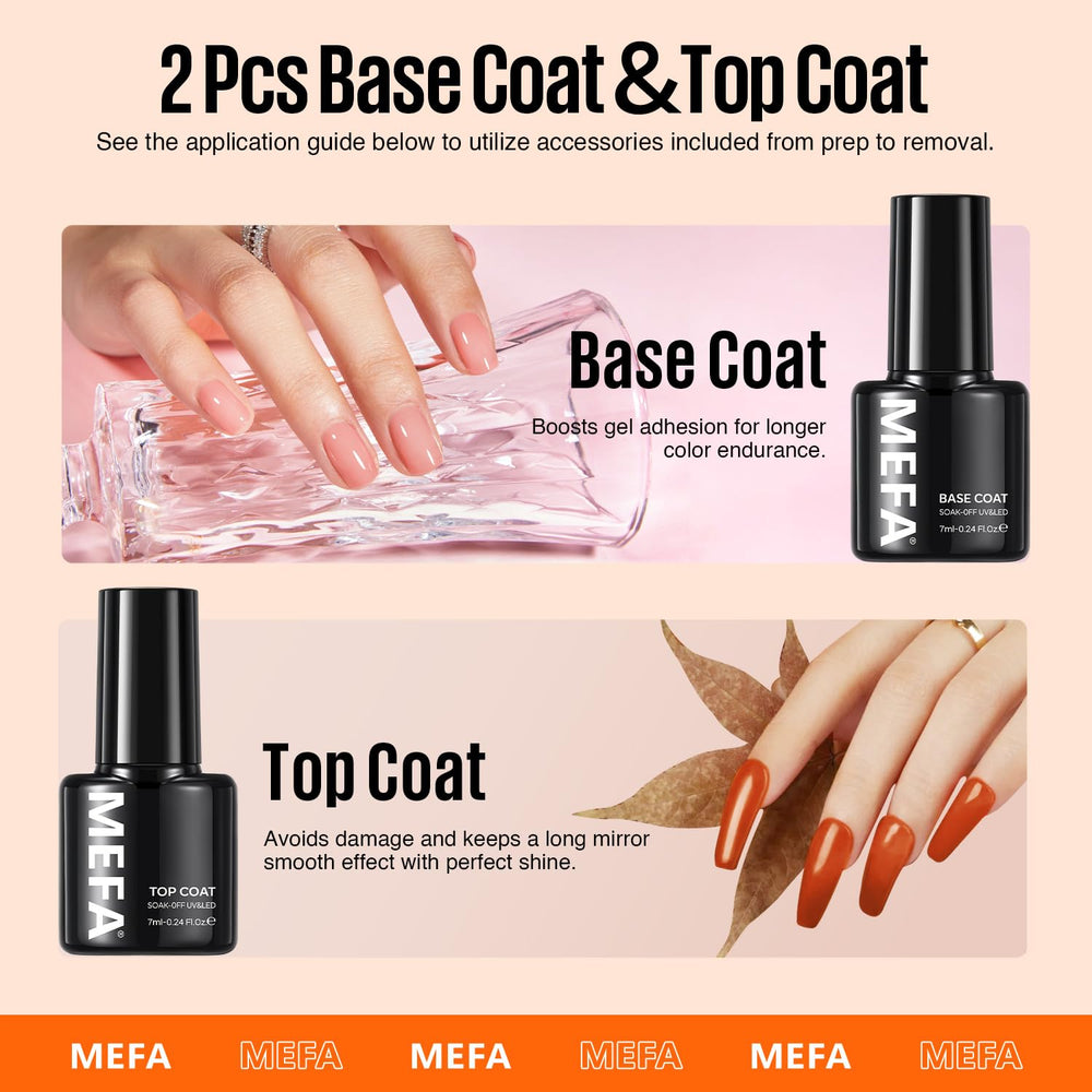 MEFA top coat bottle 7 ml for glossy finish