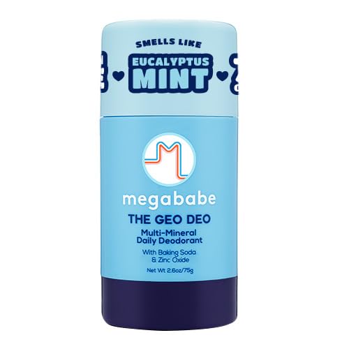 Megababe Geo Deo Daily Deodorant delivers up to 72-hour odor protection in a sleek stick.