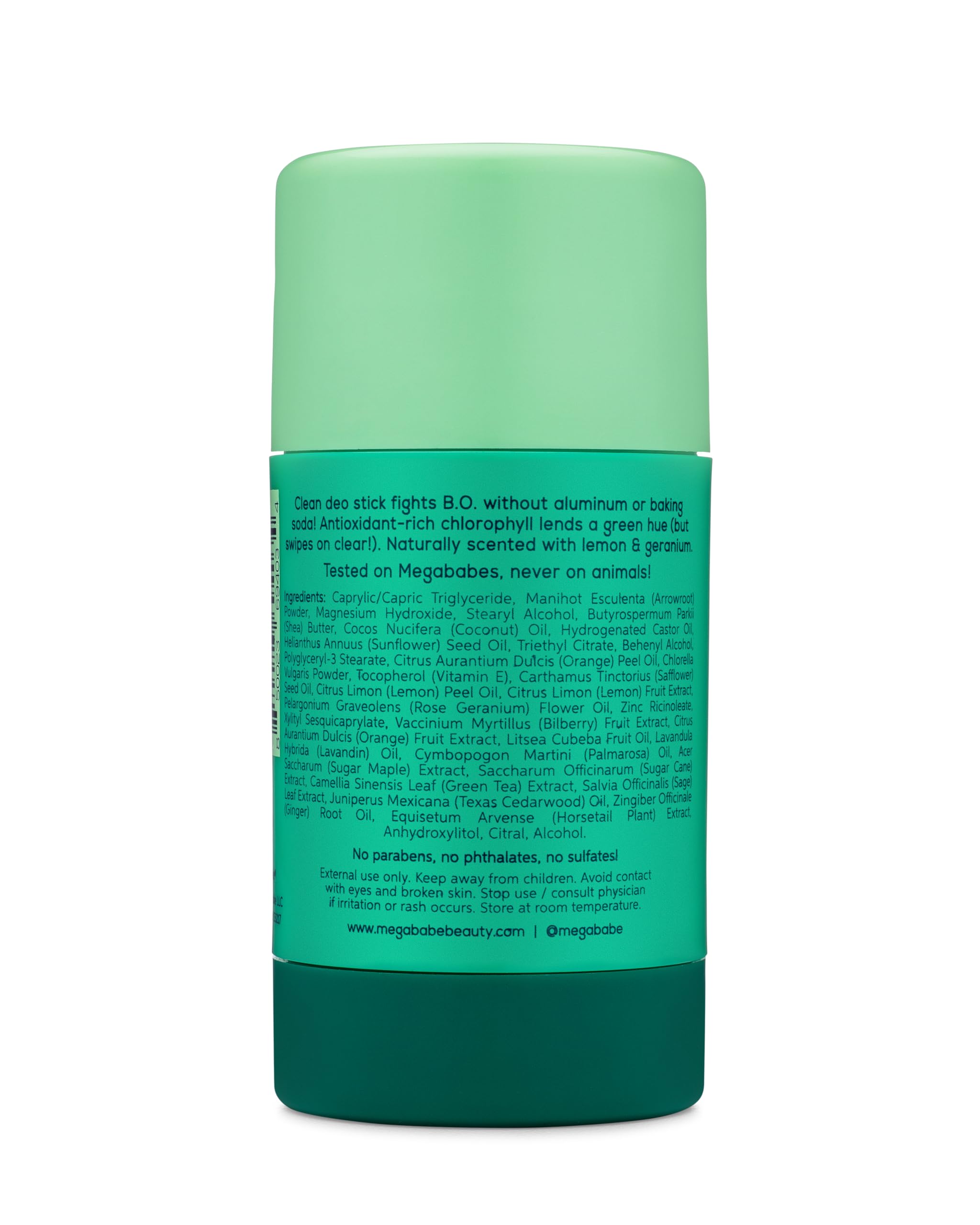 Megababe Daily Deodorant packaging is travel-friendly for on-the-go freshness.