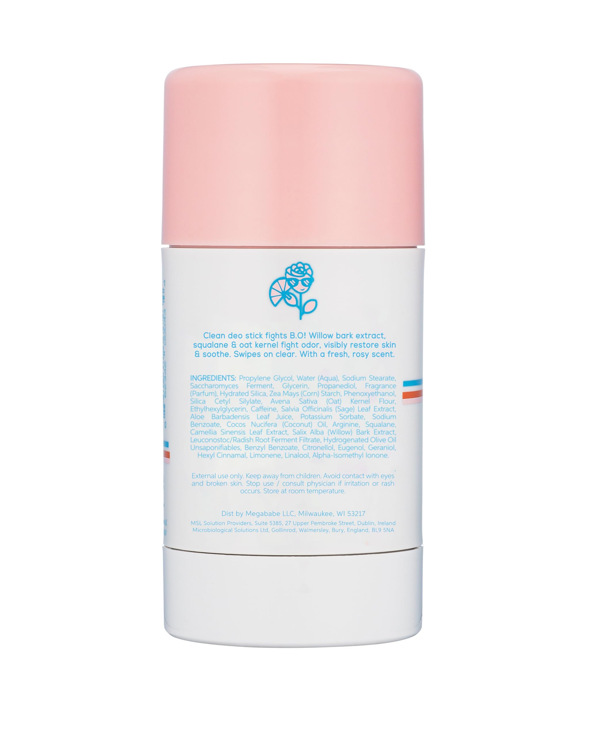 Megababe Daily Deodorant Rosy Pits fresh scent for daily wear