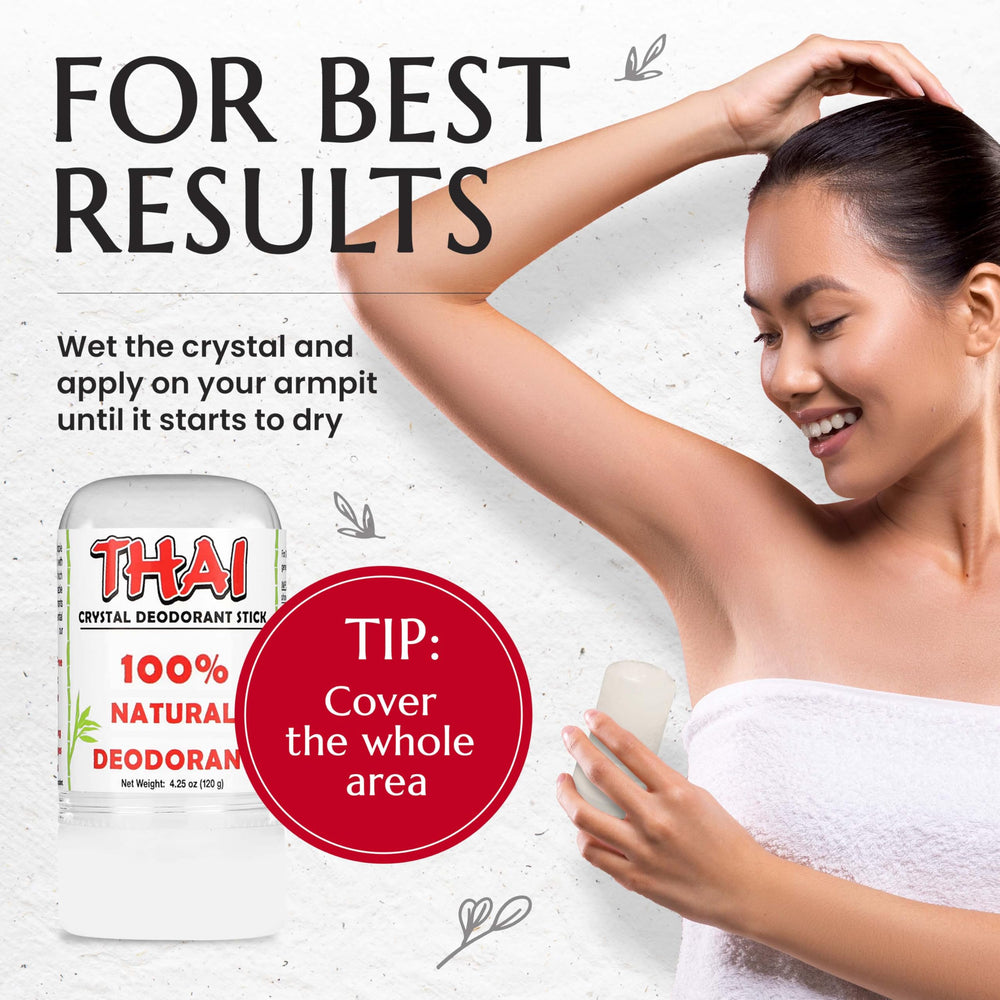 MegaRhino Thai Deodorant Stones unscented option for all skin types