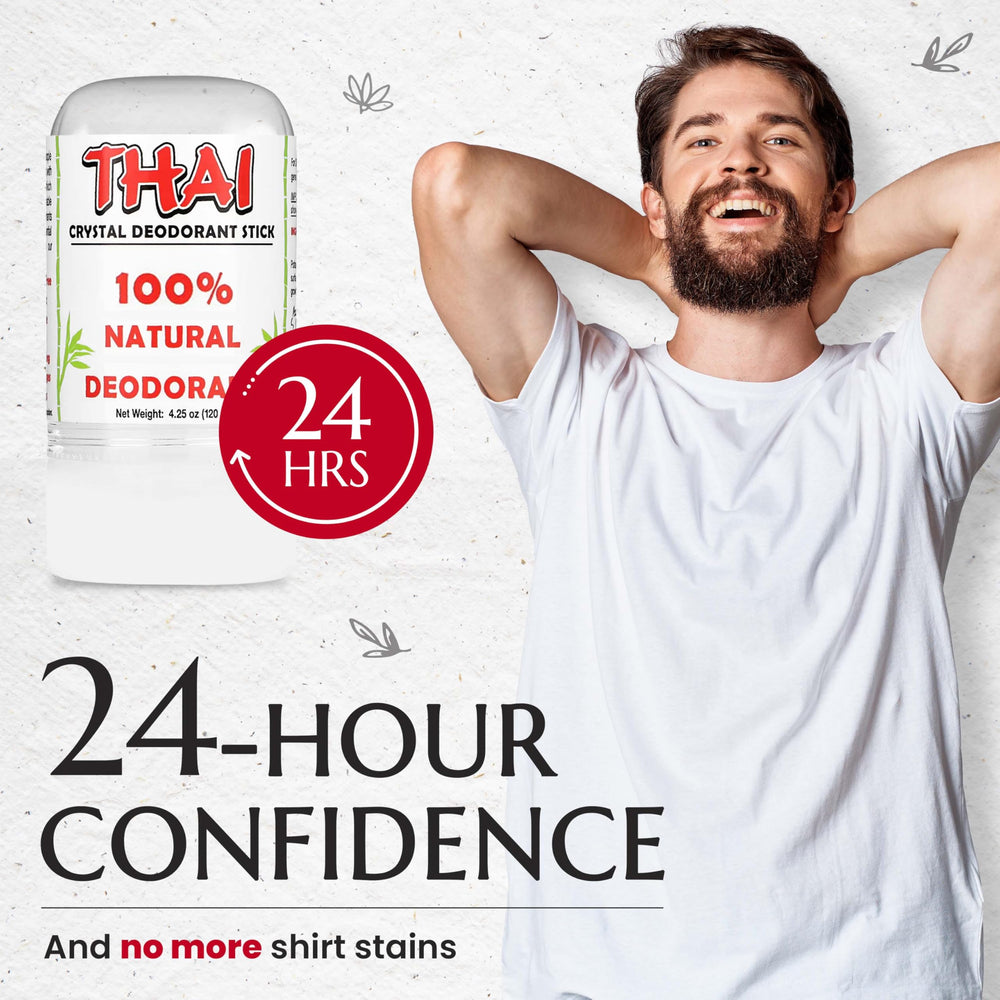 MegaRhino Thai Deodorant Stones stain-free and quick-dry formula
