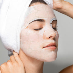 MEGELIN Facial Mask packaging with resealable design for easy storage.