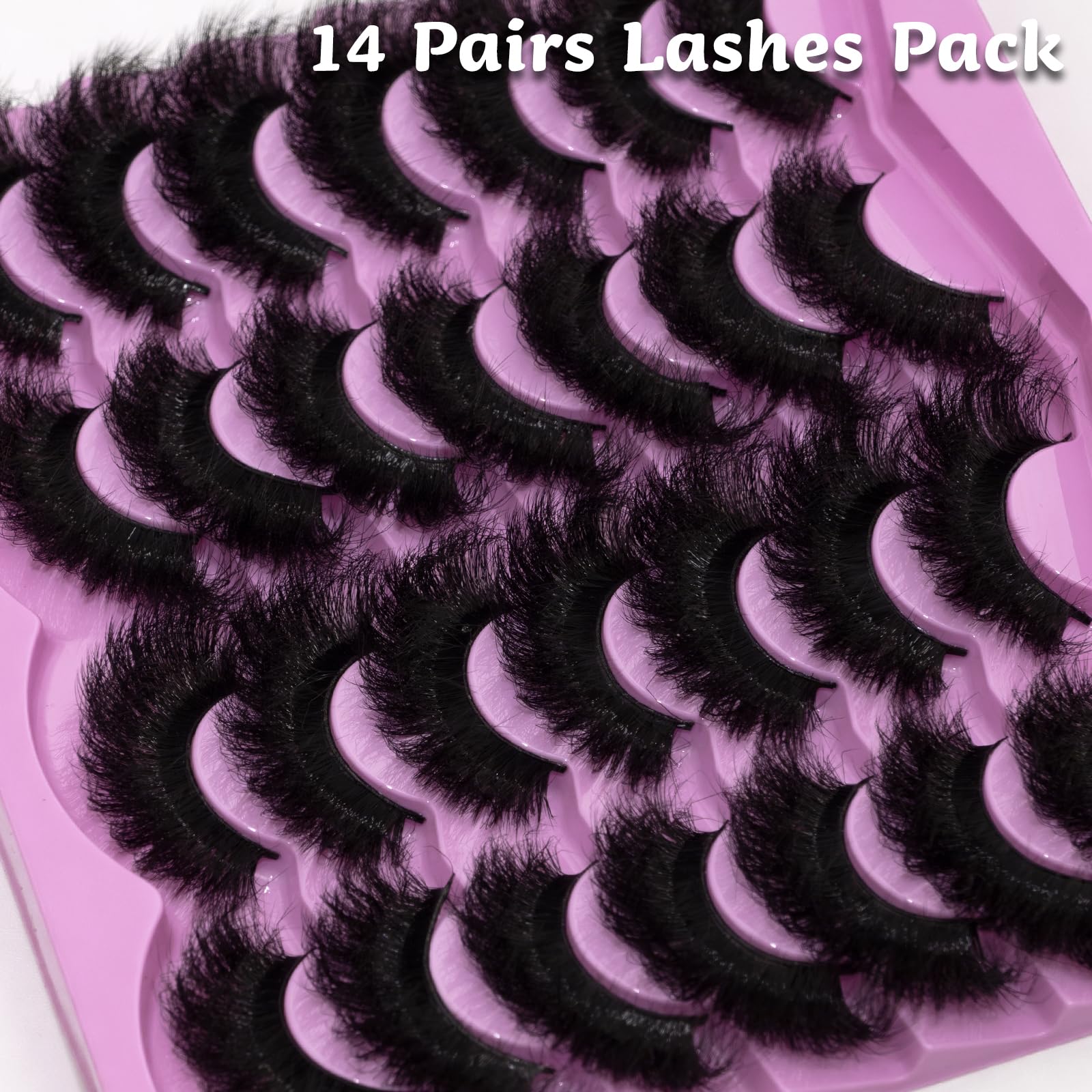 MEHALUSH 25mm lashes for dramatic, statement-making eyes.