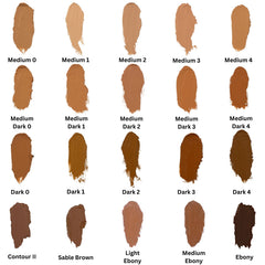 Mehron CreamBlend Stick Dark 3 on stage demonstrates long-wear finish.
