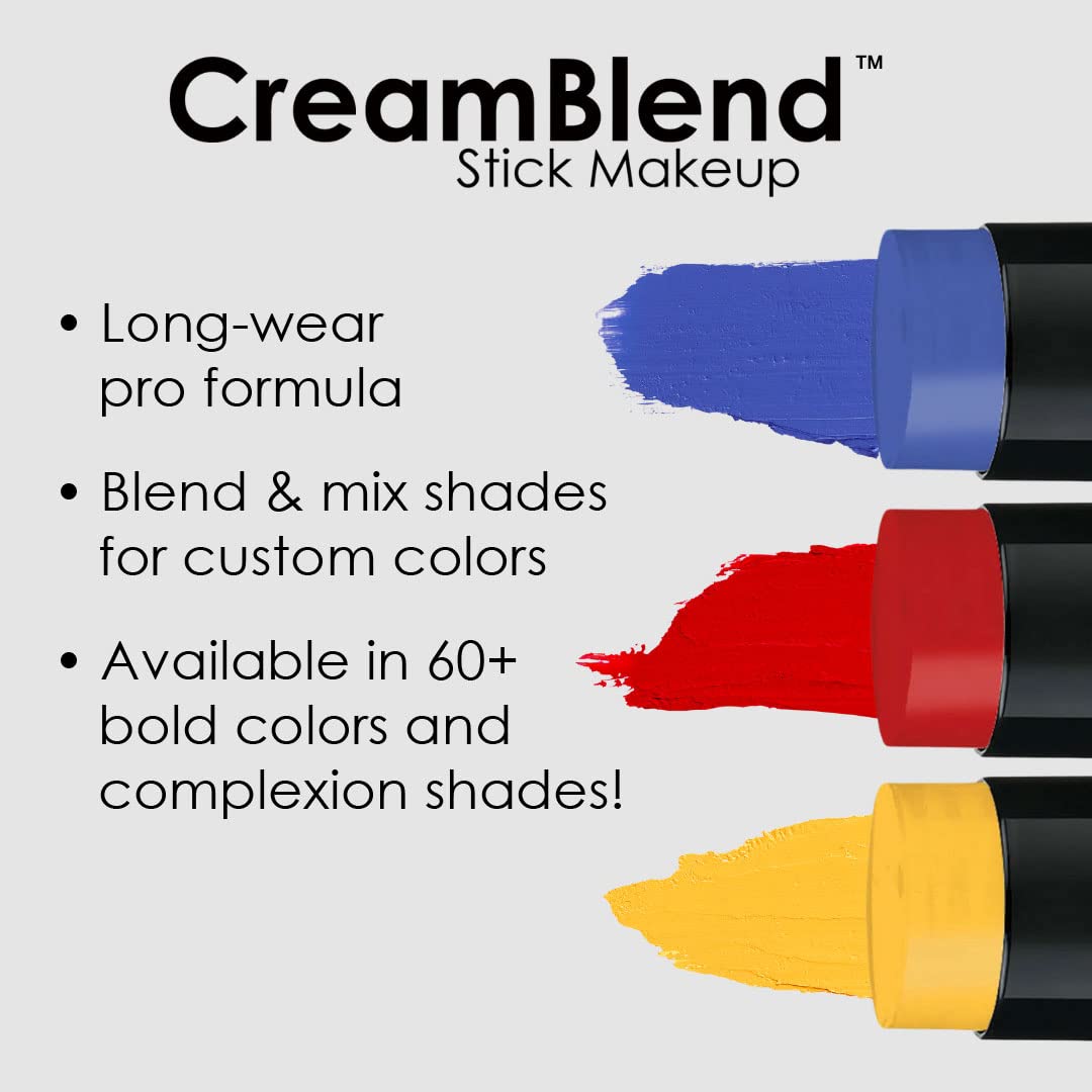 Long-wear Mehron CreamBlend Stick shown in a busy event setting
