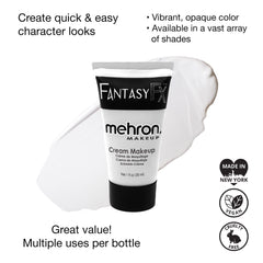 Mehron Fantasy FX Cream 1oz squeeze tube ready for quick cosplay application