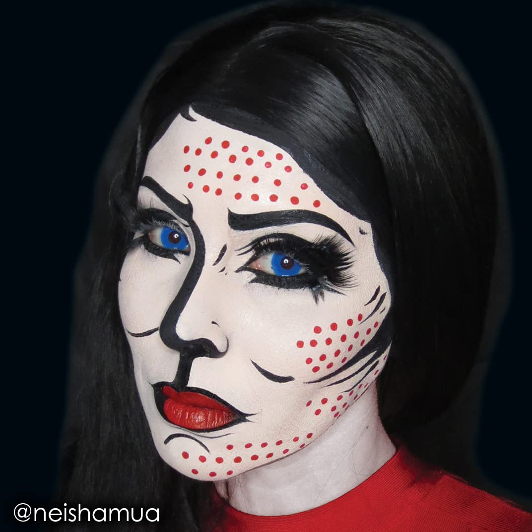 Mehron Fantasy FX Cream smooth application on skin for detailed character effects