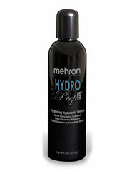 Mehron Hydro Prep Pro bottle being poured to show instant hydration for makeup priming