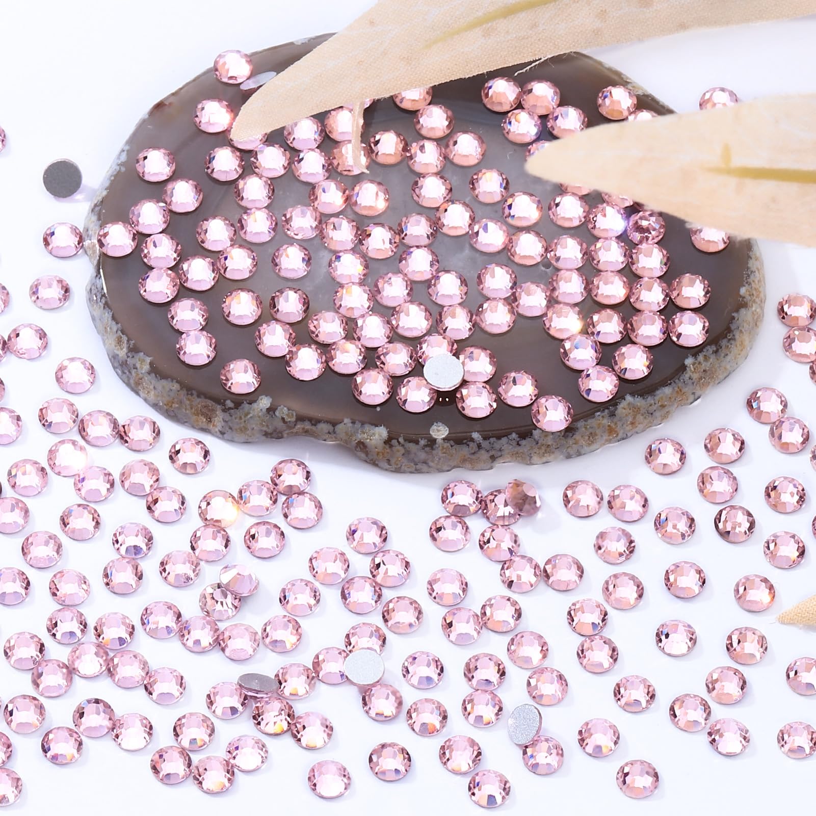 Glue is not included; use with nail gel or professional glue