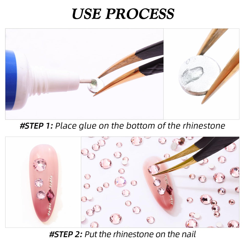 Versatile rhinestones for nails, shoes, clothing, crafts and decor