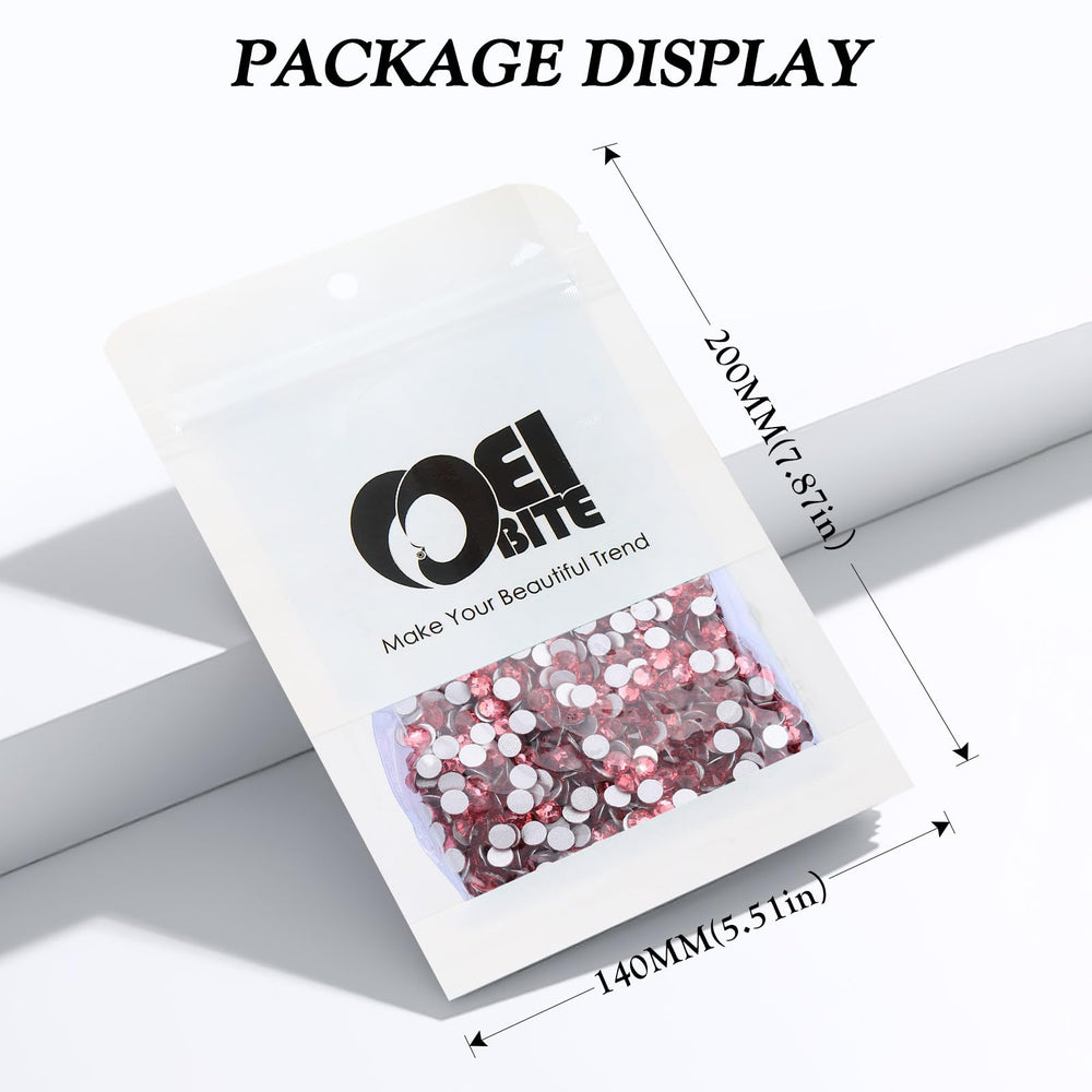 Meibite rose rhinestones for glass and acrylic decor provide versatile embellishment options.