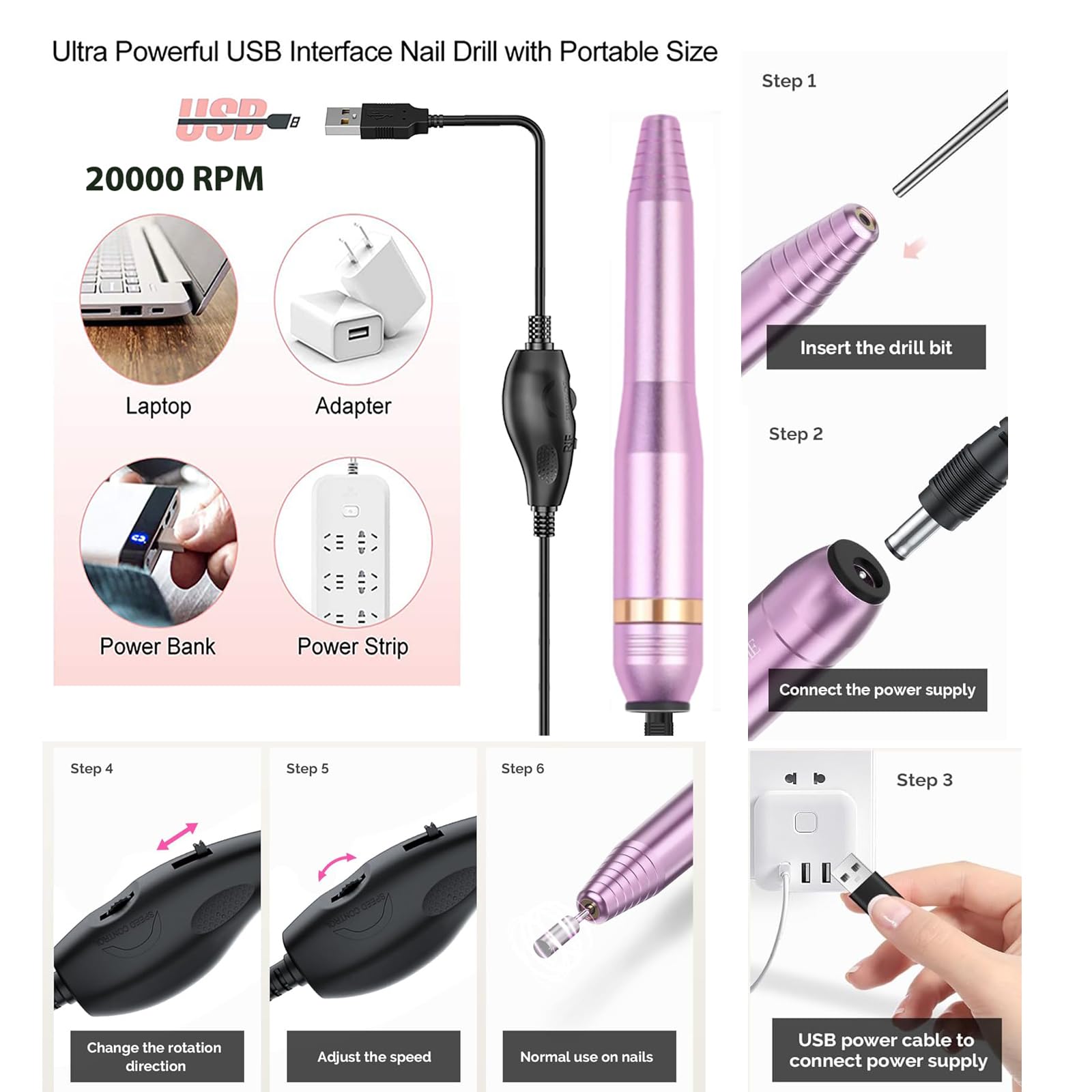 MeiBoes comprehensive DIY manicure toolkit for home use