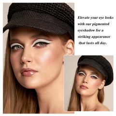 MEICOLY blendable matte eyeshadow on lid for smooth, professional-looking results