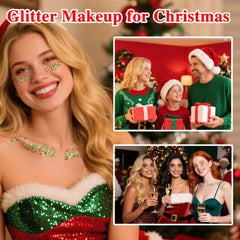 MEICOLY Christmas hair glitter stick sparkles with lightweight shimmer for quick glam.