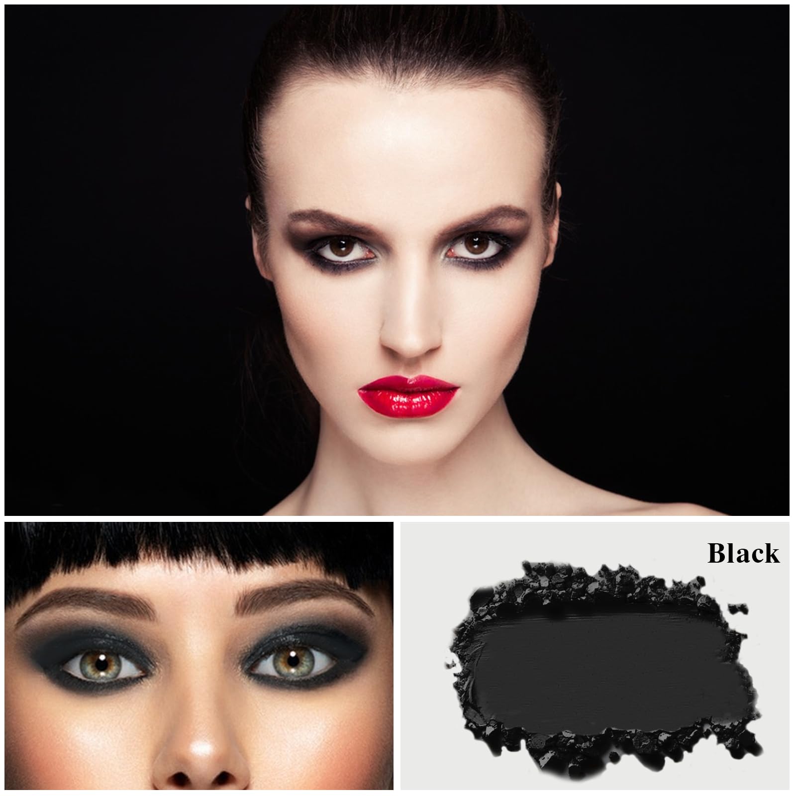 MEICOLY compact eyeshadow case shows portable design for travel