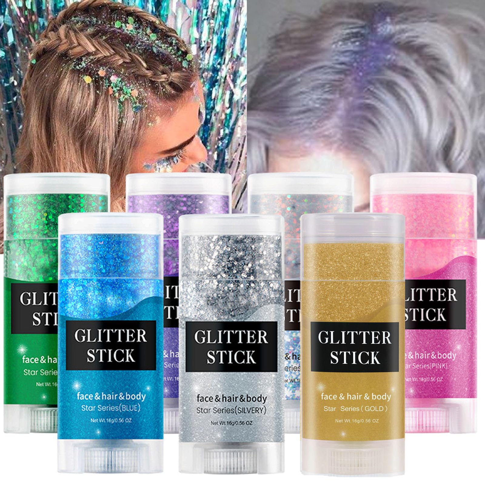 MEICOLY Easy twist applicator simplifies quick glitter application.