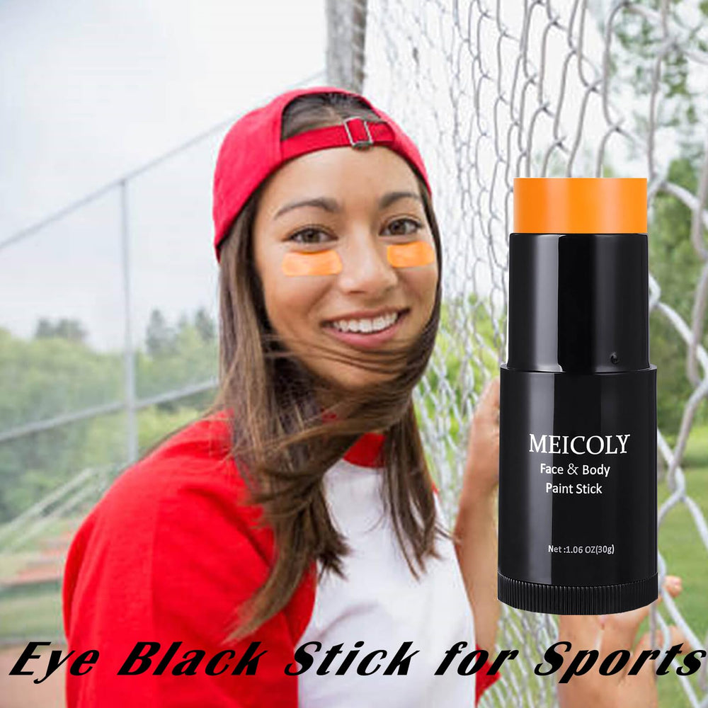 Meicoly face body paint applied smoothly on skin with minimal transfer.